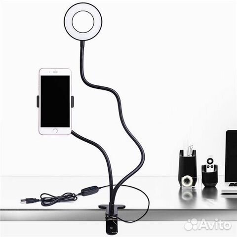 Selfie Ring Led Light with Cell Phone Holder Stand