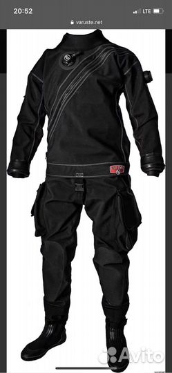 Сухой гидрокостюм для дайвинга santi E.lite