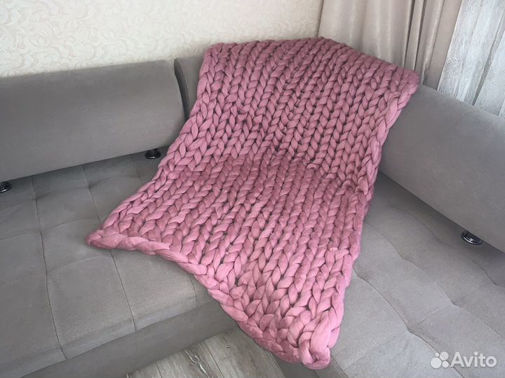 Плед из шерсти мериноса 170*90