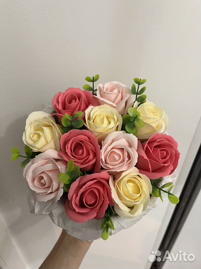 Мыльные розы букеты