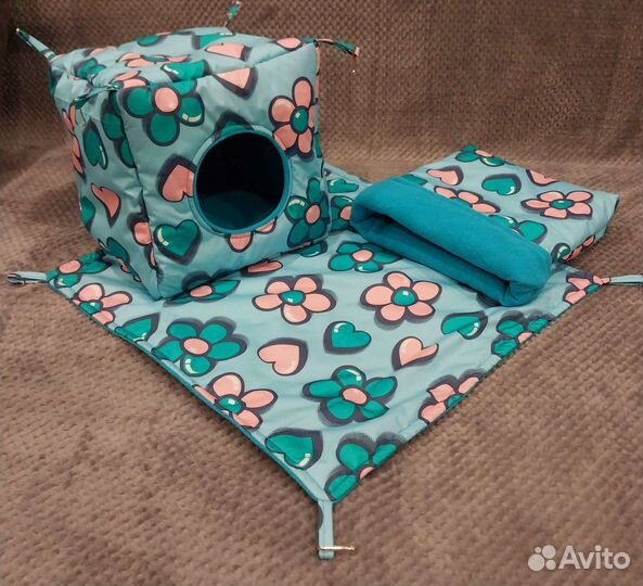 Домики,гамаки,мешочки,лежанки для грызунов