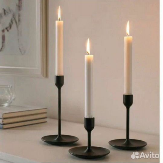 Подсвечники 3 шт IKEA