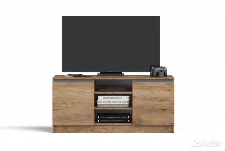 Тв-Тумба Сплит 120 Крафт табачный