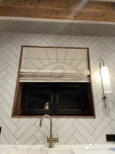 Римские шторы двойные