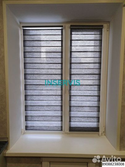 Зебра день ночь жалюзи