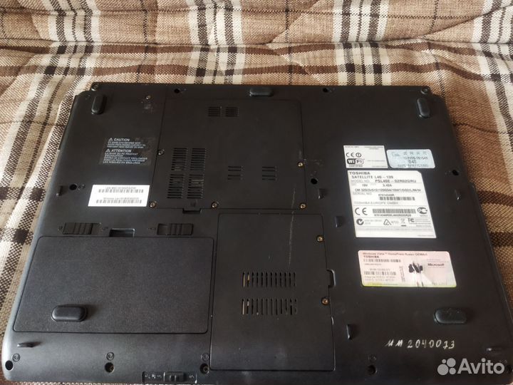 Ноутбук Toshiba satellite L40-139