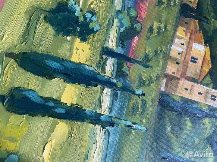 Картина маслом на холсте пейзаж