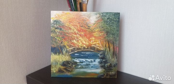 Картина маслом Пейзаж Осень