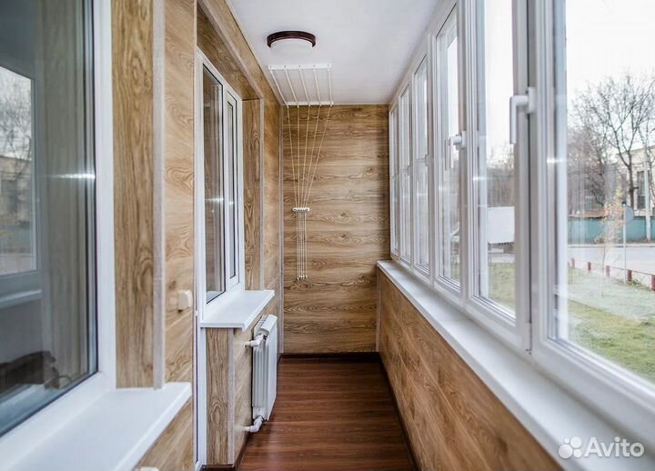 Отделка балконов и лоджий