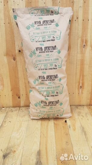 Березовый древесный уголь оптом от фуры, мешки 3кг