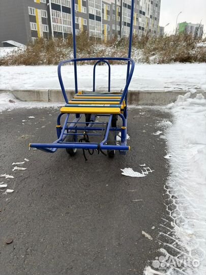 Санки с меховым конвертом