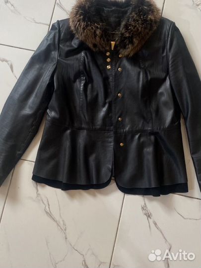 Куртка кожаная женская