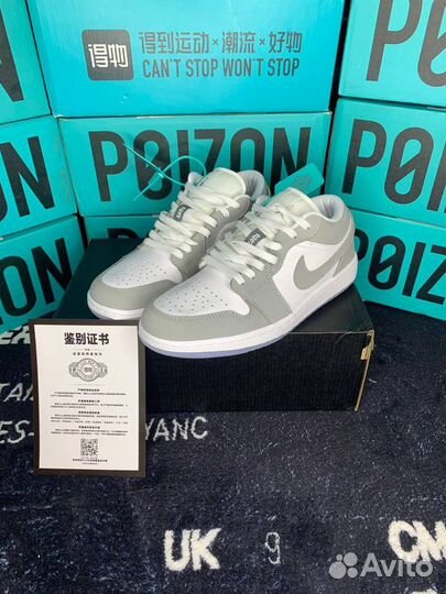 Nike Air Jordan 1 Low wolf Grey Оригинал