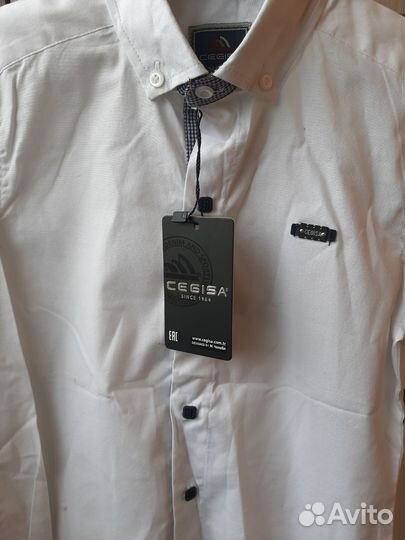 Белая рубашка slim