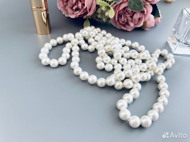 Бусы из искусственного жемчуга