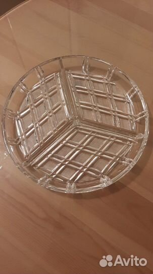 Хрустальная менажница