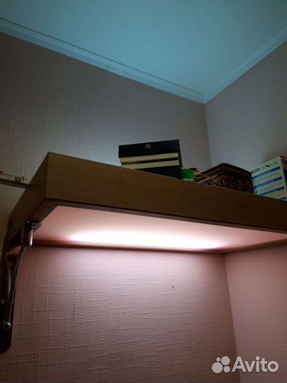 Подвесные полки с подсветкой 2 шт