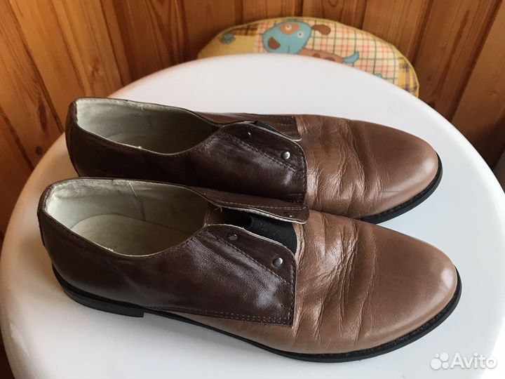 Ботинки из натуральной кожи