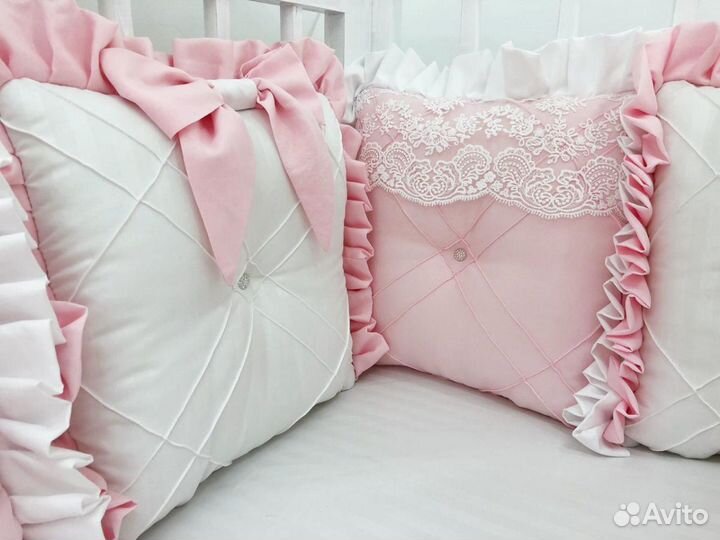 Новые комплекты в кроватку сатин