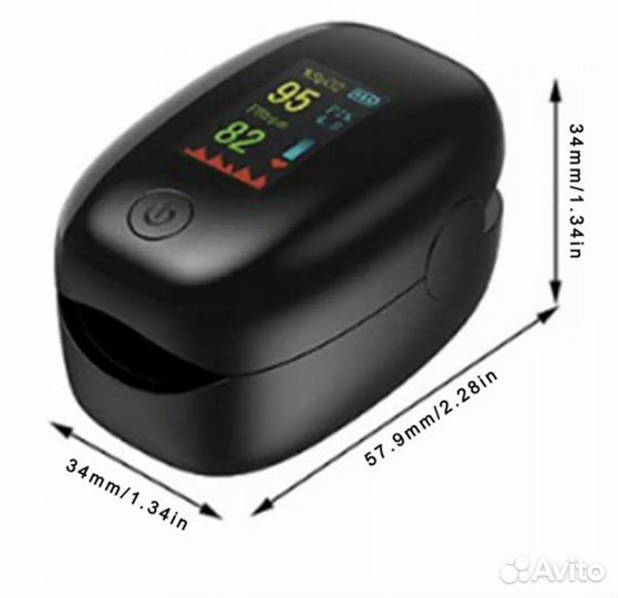 Пульсоксиметр+бесконтактный термометр