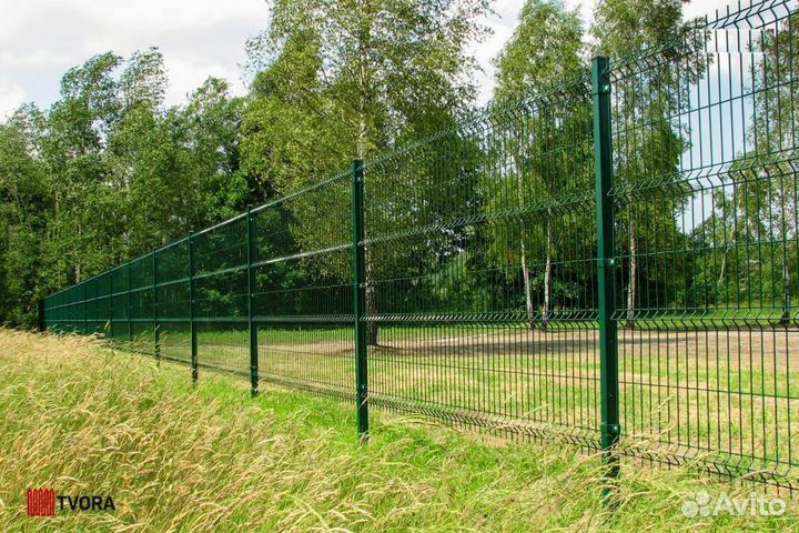 Забор 3D из сетки