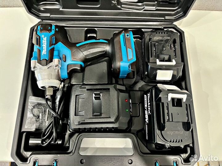 Мощный Гайковерт Makita, 26V, 2 аккумулятора