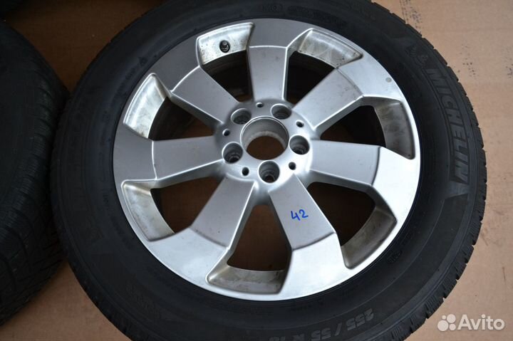 Диски mers R18 с всесезонными шинами 255 55 18