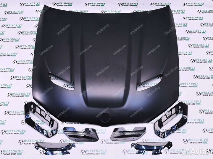 Капот BMW 5 G30 G31 style M5 CS под покраску