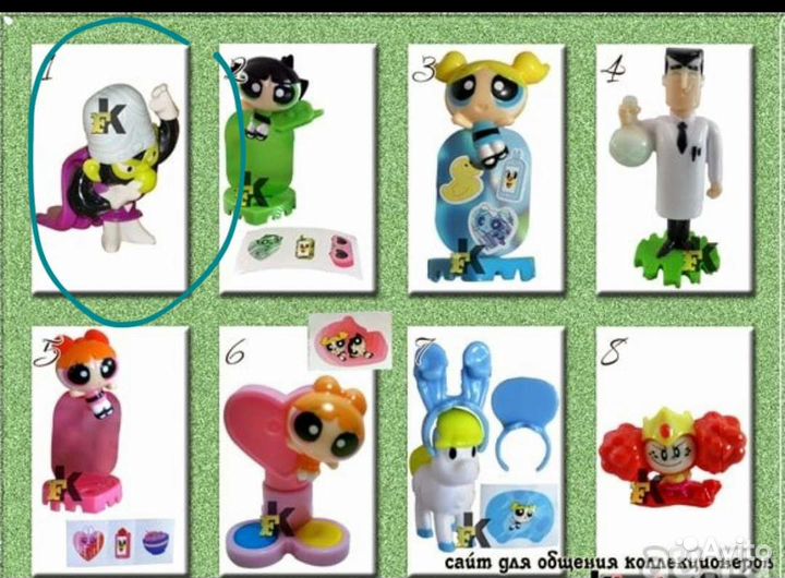 Разные игрушки из киндер-сюрпризов 2