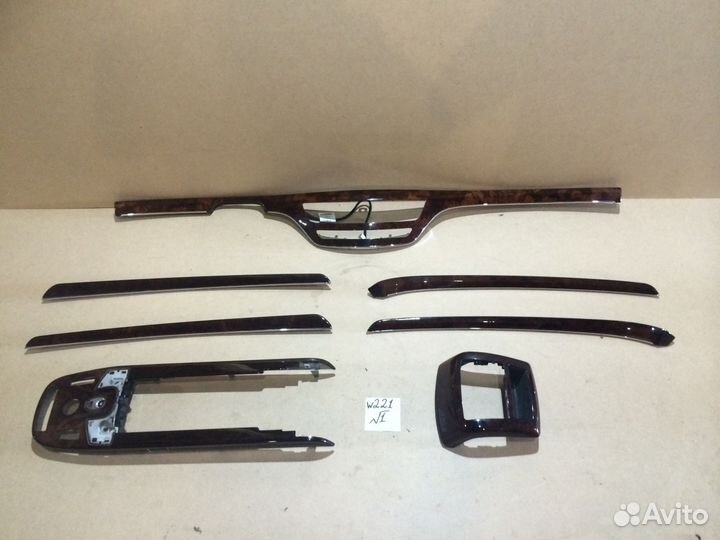 Накладки декоративные салона Mercedes W221