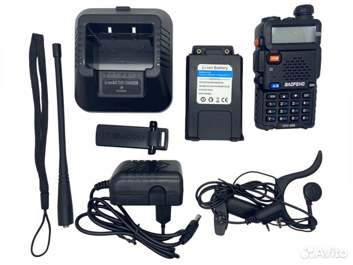 Рация Baofeng UV-5R 5W Capacity 2500 mAh type-C