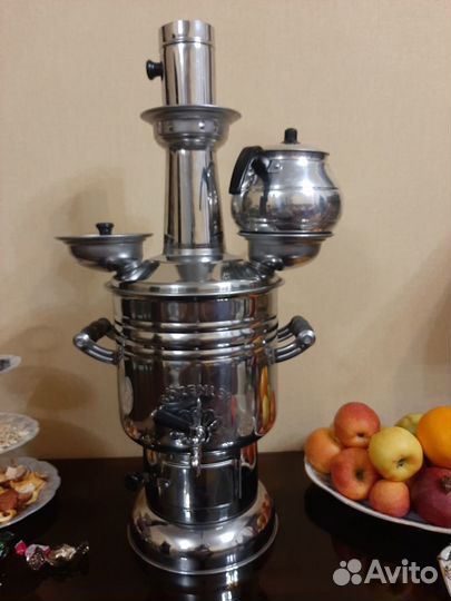 Самовар дровяной для пикника дачи 6 л