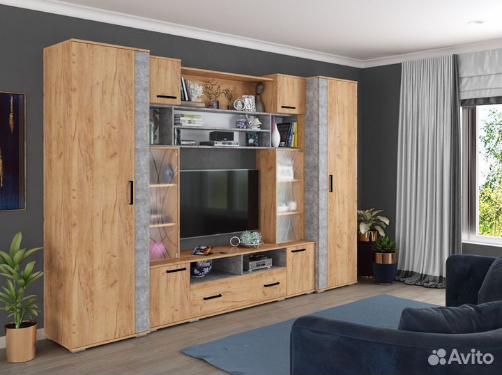 Гостиная Оскар-18 (Крафт). Комплектация №2