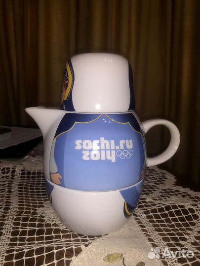 Набор Чайный Матрешка sochi 2014