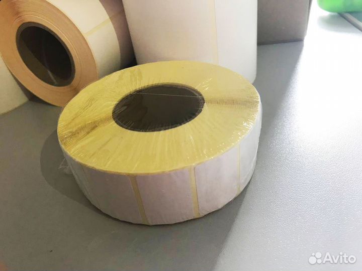 Термоэтикетки 58х40 75х120 100х150 30х40 43х25 WB