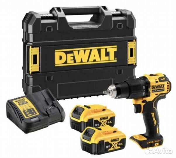 Аккумуляторная дрель-шуруповерт DeWalt DCD709M2T-Q