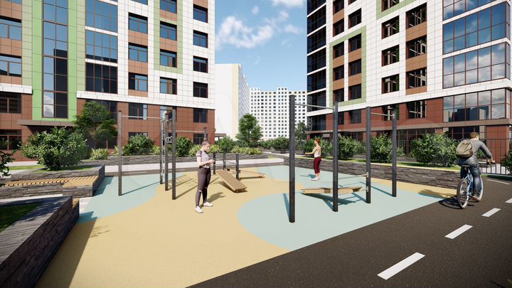 2-к. квартира, 59,5 м², 13/16 эт.