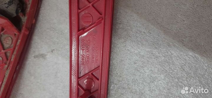 Kia Rio 3 катафот заднего бампера левый