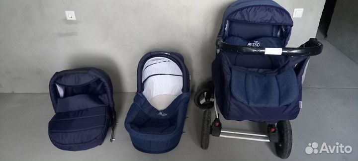 Коляска 3 в 1 бу