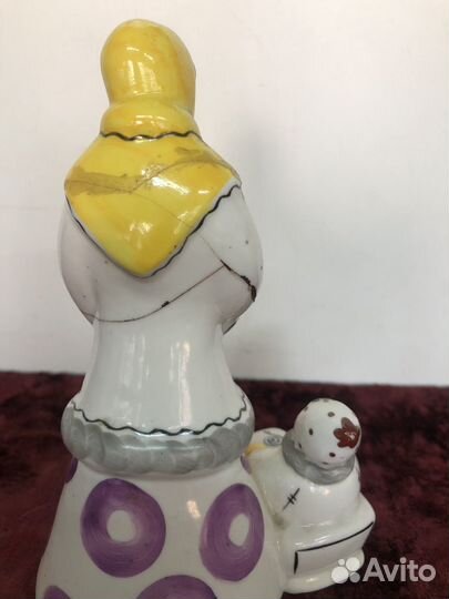 Статуэтка Зима Гжель в реставрацию