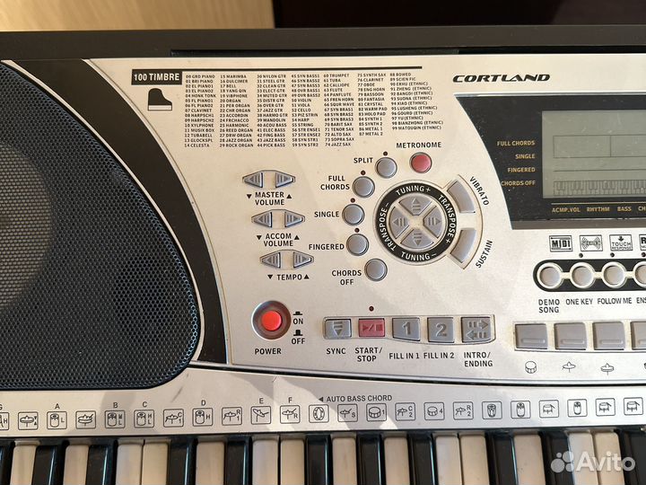 Синтезатор cortland как roland