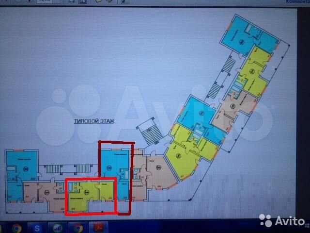 1-к. квартира, 43 м², 3/3 эт.