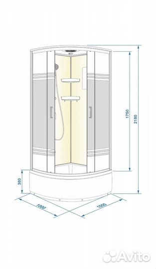 Душевая кабина новая