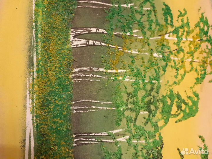 Картина из янтарной крошки