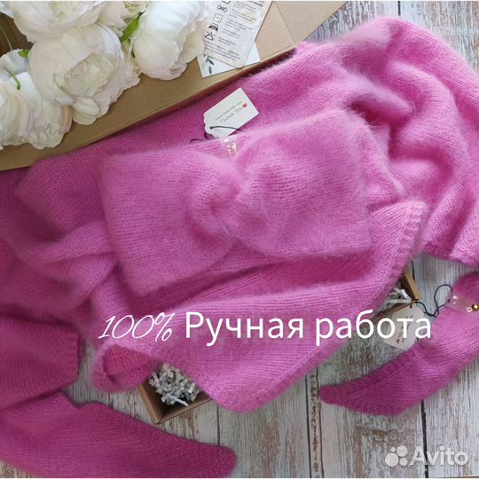 Комплект повязка и косынка