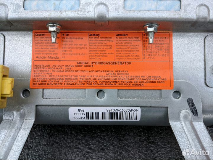 Подушка безопасности пассажира Хендай Элантра 3 xd
