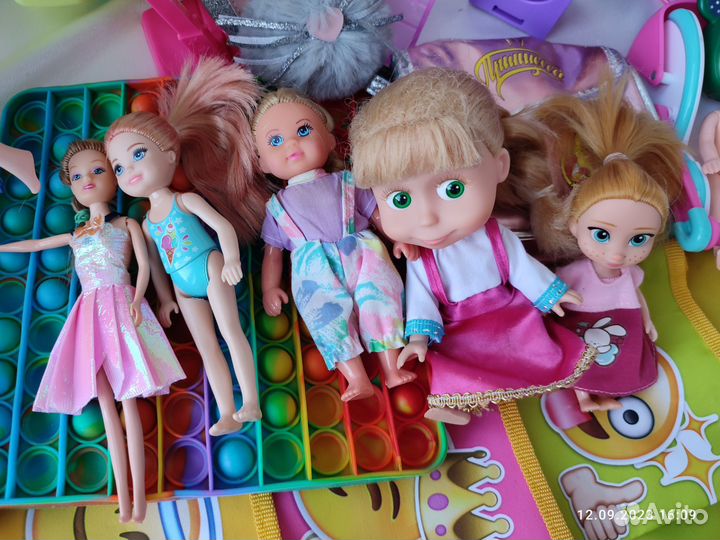 Игрушки пакетом для девочки