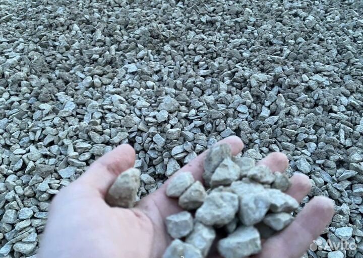 Щебень известковый 20/40 и другие