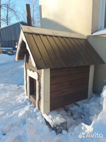 Будка для собаки утепленная