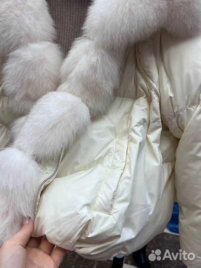 Пухавик с натуральным мехом
